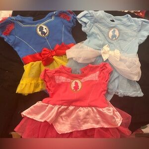 Princess Costume Set for Kids - Blue, Pink, and Red